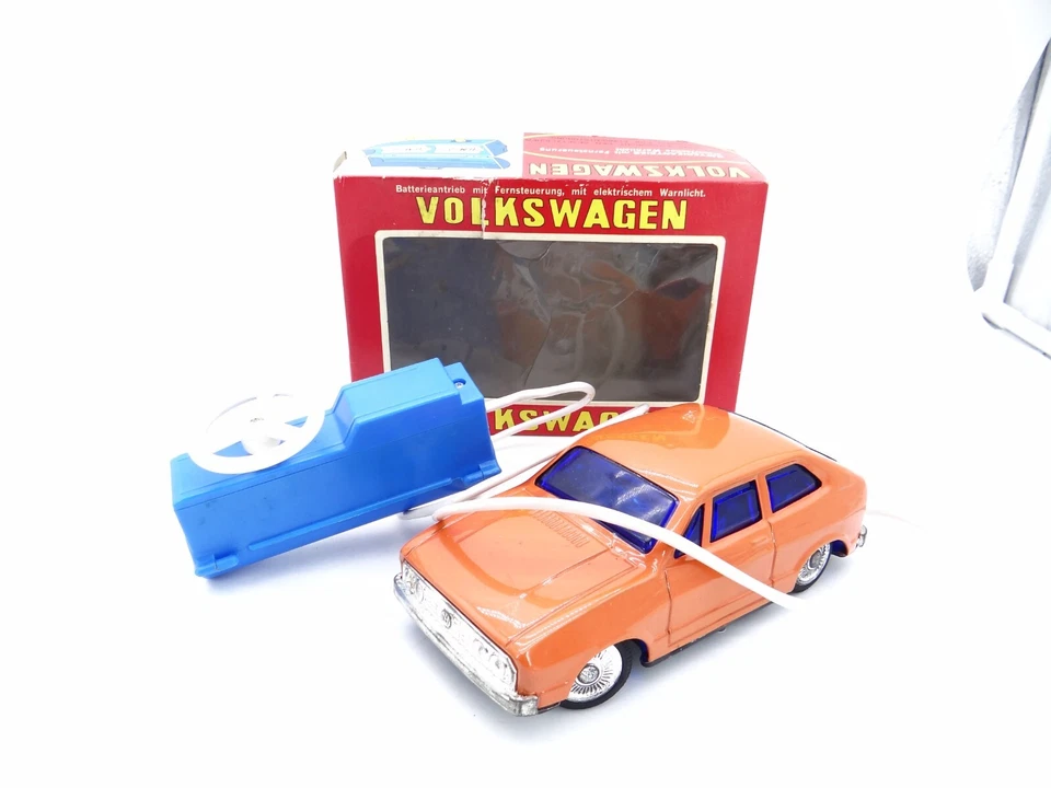 VW Volkswagen Auto Antik Altes Tintoy Blechspielzeug Fernlenkung T.T Japan OVP - Bild 3 von 4