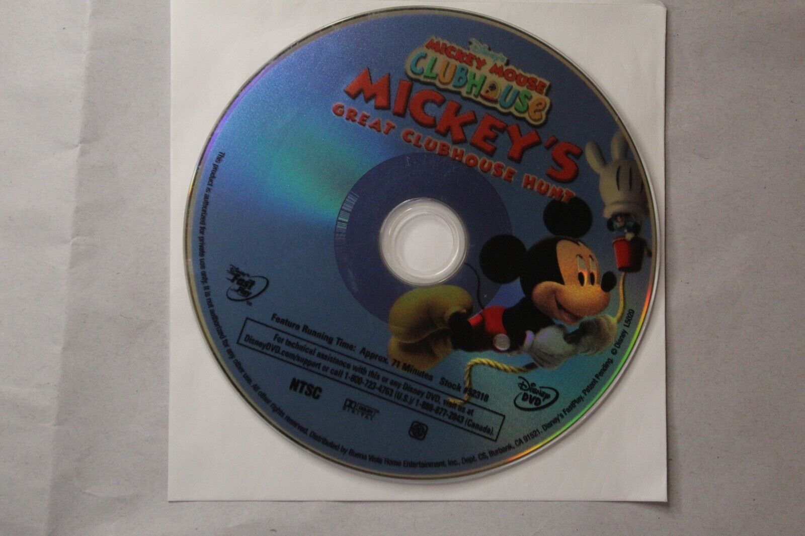 Dusney's Mickey Mouse Clubhouse - Mickey's Great Clubhouse Hunt DVD  Adventure 786936715149