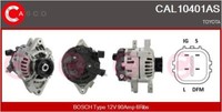 Casco Lichtmaschine Generator 90A 12V FüR Toyota Yaris 1.0 Vvt-I CAL10401AS