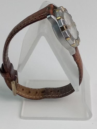 Vintage 1999 Golf Japan Movement Brown Leather Strap Wristwatch Watch - Picture 8 of 19