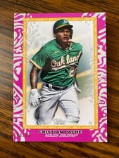 2022 Topps Rip CRISTIAN PACHE Ripped Fuchsia 58/65 Athletics