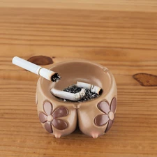 Portable Resin Ashtray Women Sexy Part Home Decoration Personalized Gift Ashtray