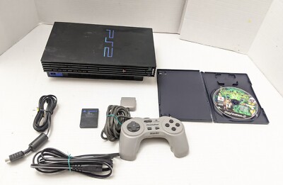 2 Sony PlayStation 2 PS2 Fat Console Bundle, 1 Controllers, 1game