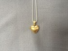 18K 3D YELLOW GOLD 2 RUBY ONE OF A KIND HEART PENDANT BY ARTIST ANATOLY STARTSEV — photo 2