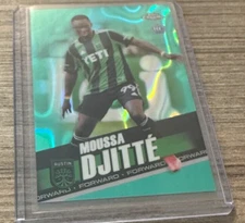 2022 Topps Chrome MLS #63 Moussa Djitte Djitté Aqua Lava Refractor /299 Rookie