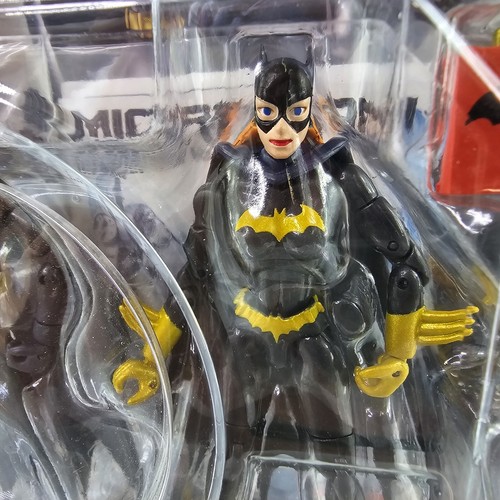 Takara MICROMAN Batman & Batgirl 4" Figure Set MA-SP01 DC Comics 2004 Japan NEW - Picture 6 of 12