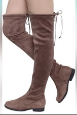 over the knee flat boots