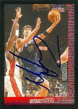 Mehmet Okur autographed Basketball Card (Utah Jazz) 2005 Bowman #64