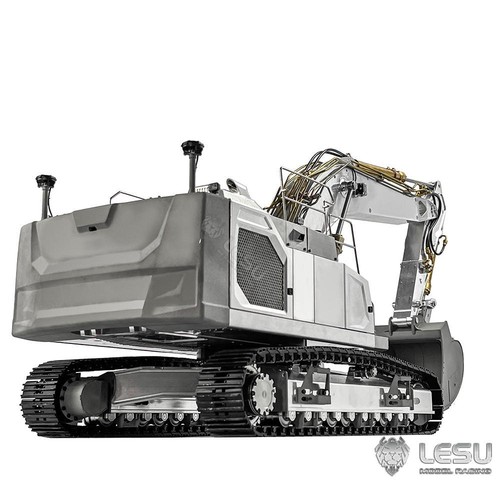 In Stock 1:14 LESU 945 RC Metal Tracked Hydraulic Excavator Digger Kit W/ ESC - Picture 8 of 8