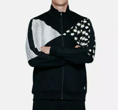 ASICS Tiger Men's Full Zip Track Jacket 2011A525 - L Black / White