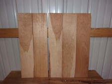 4 PC CHERRY BOARDS LUMBER WOOD KILN DRIED LOT 43L 24" X 5 1/16" X 1/2" FLAT