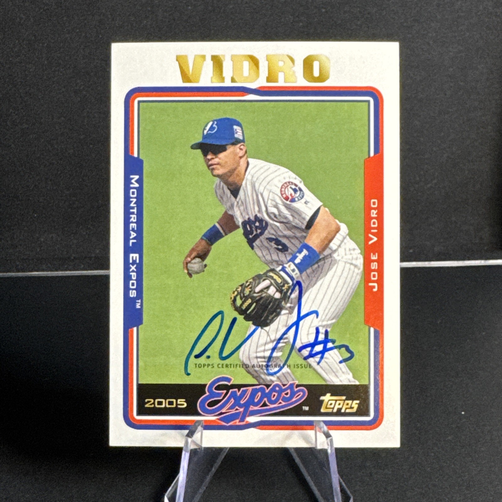 Jose Vidro #A65-JV 2016 Topps Archives 65th Anniversary Edition Baseball Autographs