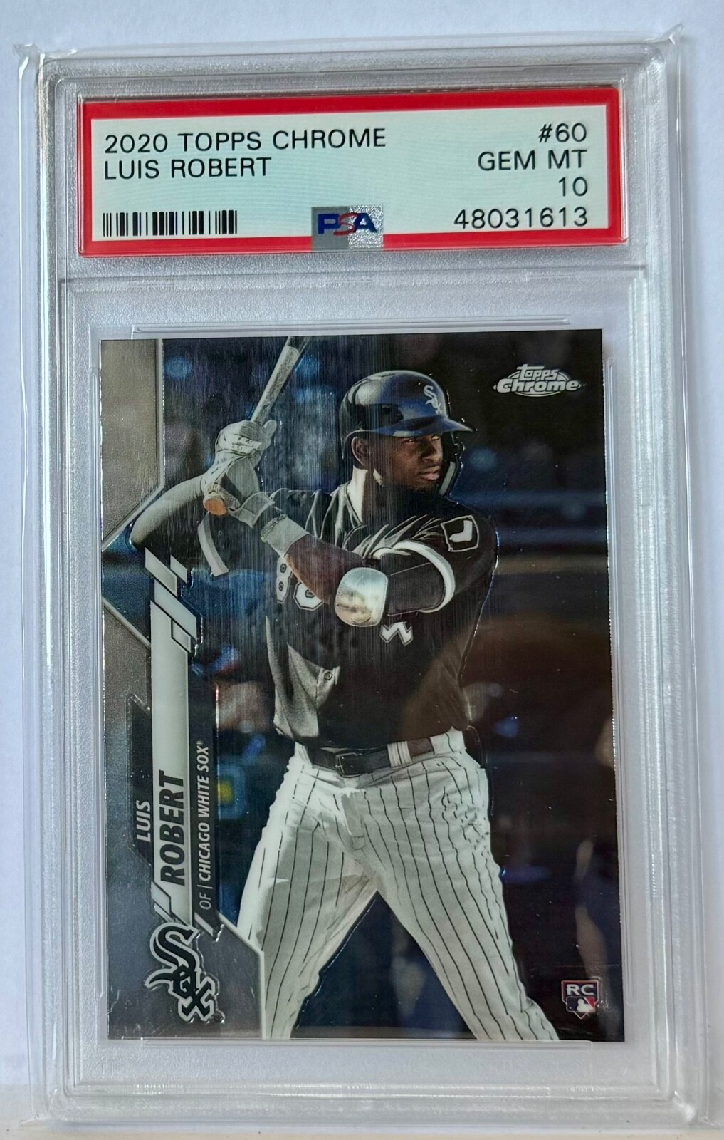 Luis Robert 2020 Topps Chrome RC Rookie PSA 10 GEM MINT