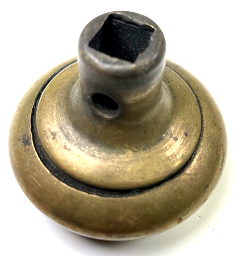2 1/4 " Antique, Brass Door Knob, See photos, Free Shipping - Picture 8 of 10