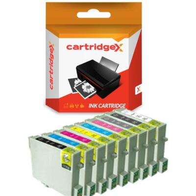 9 Nicht-OEM Tintenpatronen Set für Epson Stylus Pro R2400 Drucker