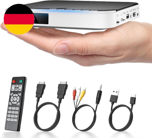 Desobry Dvd-Player Für TV, Mini-Dvd-Player HDMI, Kompakter Dvd-Player Für Alle R - Bild 12 von 12