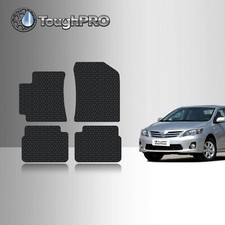 Toughpro Floor Mats Black For Toyota Corolla All Weather Custom Fit 2009-2013