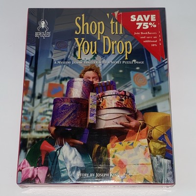 Bepuzzled Mystery Puzzle - 1000Pc - 23'' x'' 29'' 1995 - Shop 'Til You Drop - NEW