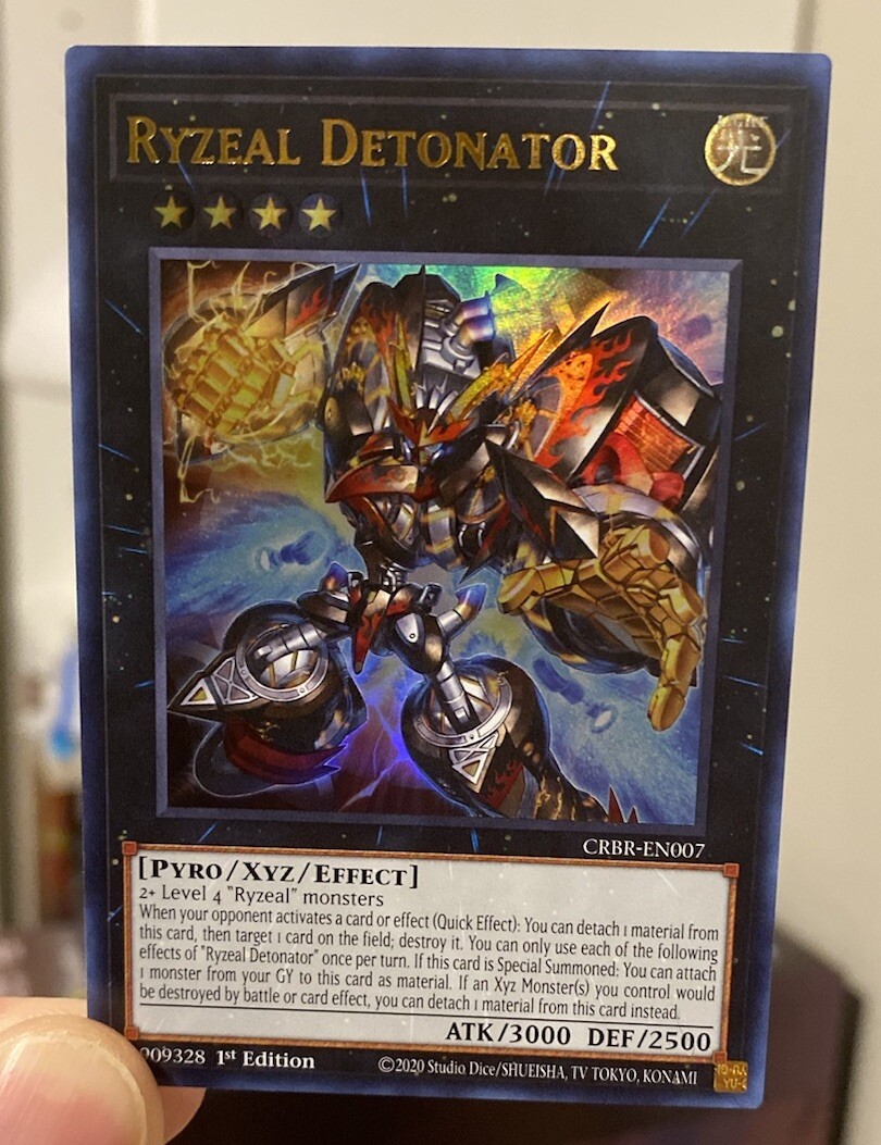 Yu-Gi-Oh: CRBR-EN007 Ryzeal Detonator 1st Ed. Ultra Rare NM/MINT