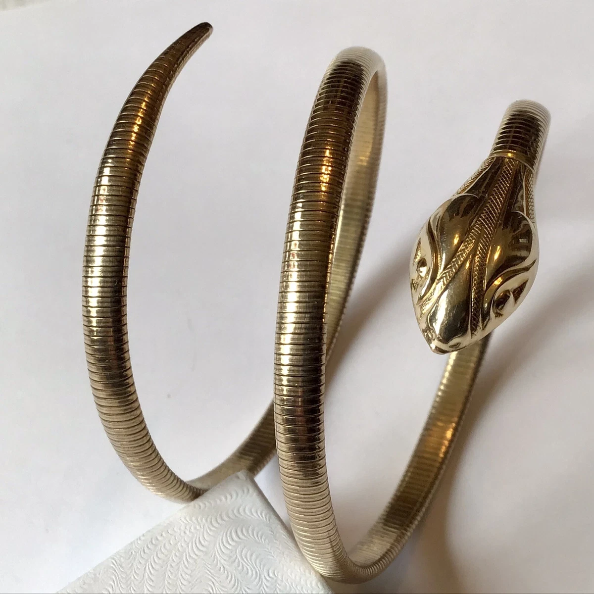 ART DECO FORSTNER 12K GF EGYPTIAN REVIVAL COIL SNAKE BRACELET eBay