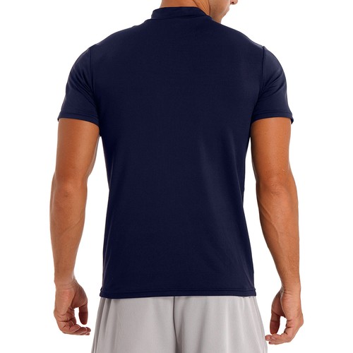Mens Mock Neck T-shirts Short Sleeves Undershirt Solid Color Slim Fit Tops - Picture 33 of 61