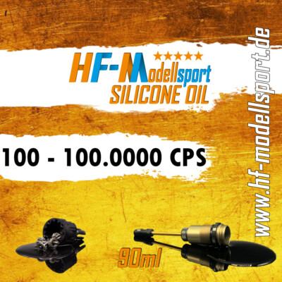 HF-Modellsport Silikonöl Dämpferöl Differentialöl - 90ml - 100 - 100.000 CPS