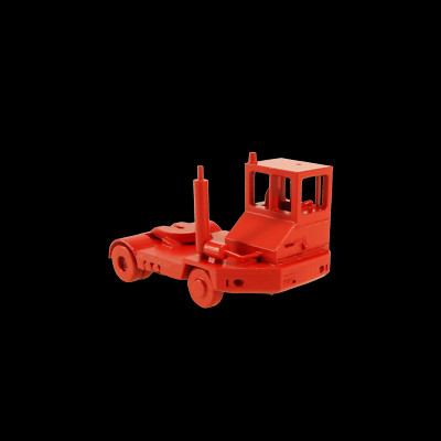 Spur H0 Terminal Sattel-Zugmaschine rot einfarbig