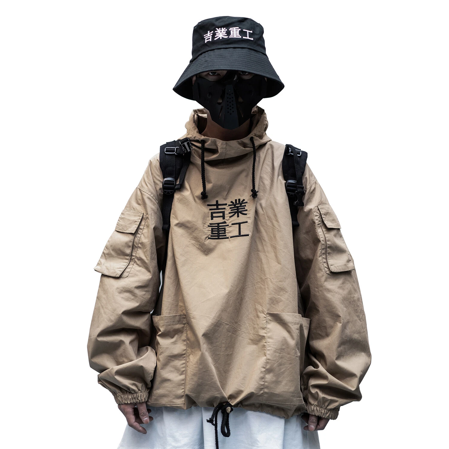MFCT Japanese Streetwear Lightweight Windbreaker Jacket for Men image 1