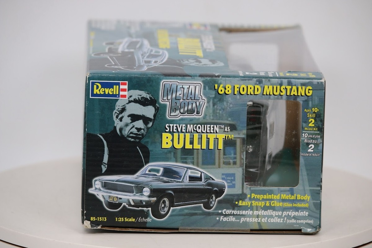 Revell 1513 1:25 Steve McQueen Bullitt 1968 Ford Mustang Metal