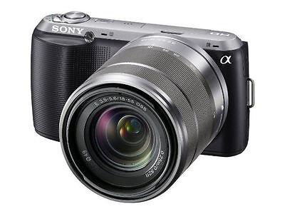 Sony Alpha NEX-C3 16.2MP Digital Camera - Black (Kit w/ 18-55mm 