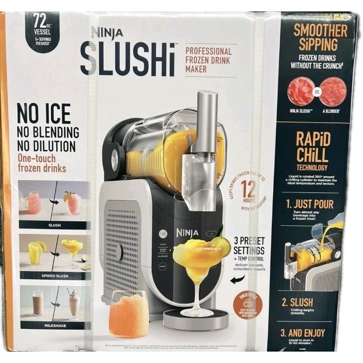Ninja SLUSHi 3-in-1 72oz Frozen Drink Maker FS300 Professional Blender Sealed L5-image