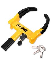 Tevlaphee Universal Wheel Lock Heavy Duty Security Trailer Wheel Lock Anti Th...