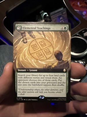 Elemental Teachings - Extended Art Rare MtG Card TLA 378