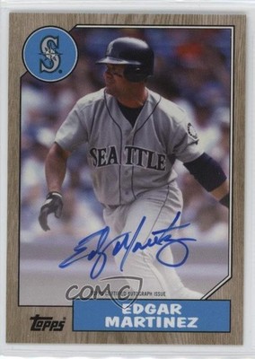 2022 Topps Industry Conference 1987 Design Edgar Martinez #SA-EM Auto HOF e6p