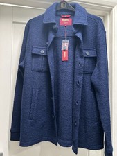 Navy Blue Merc London Wool Overshirt, XL, New with Tags, Fantastic Condition.