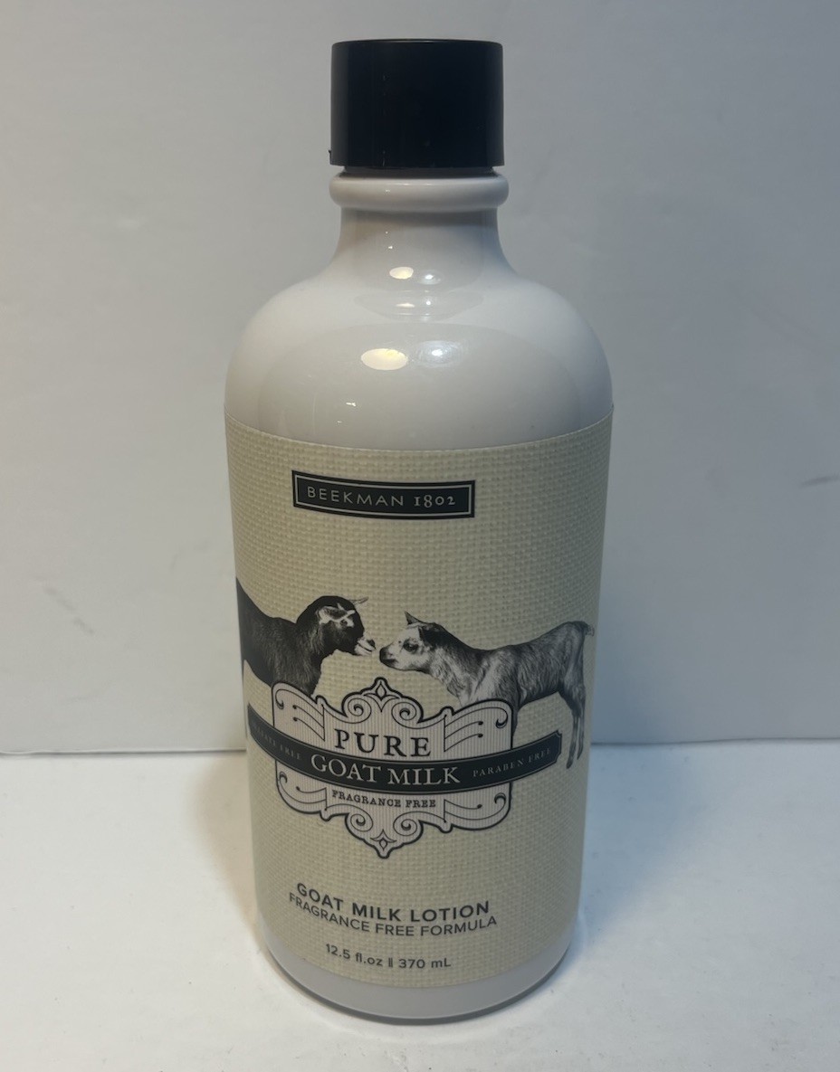 BEEKMAN 1802 Pure Goat Milk Lotion Fragrance 12.5 fl oz NEW Sealed
