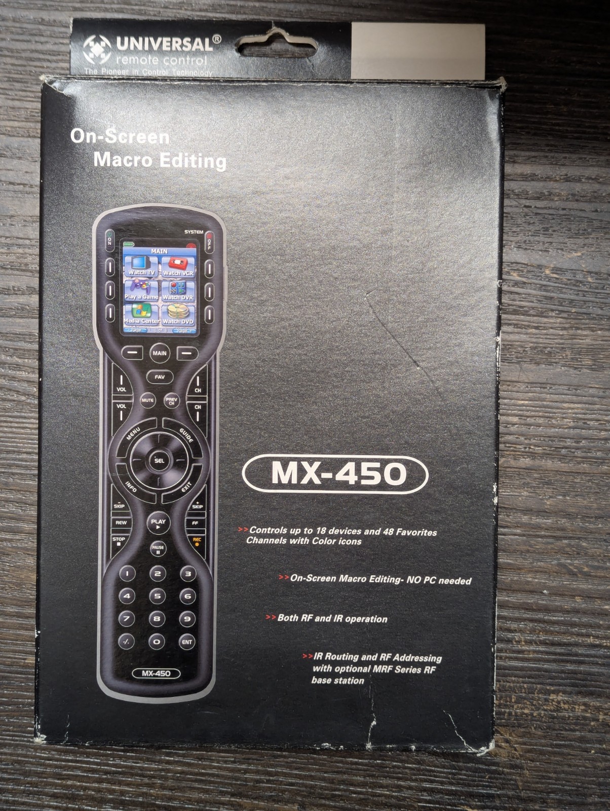 Control Mx-450 Programmable Remote In Box