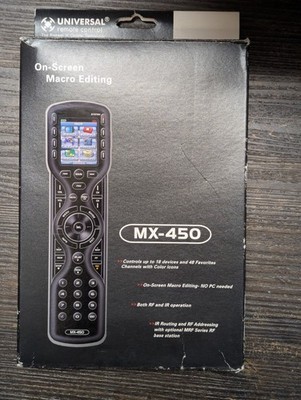URC Universal Remote Control MX-450 Programmable Remote in box