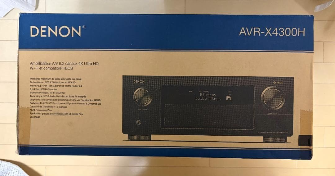 Denon AVR-X4300H 9.2 Channel 4K Ultra HD AV Receiver Black