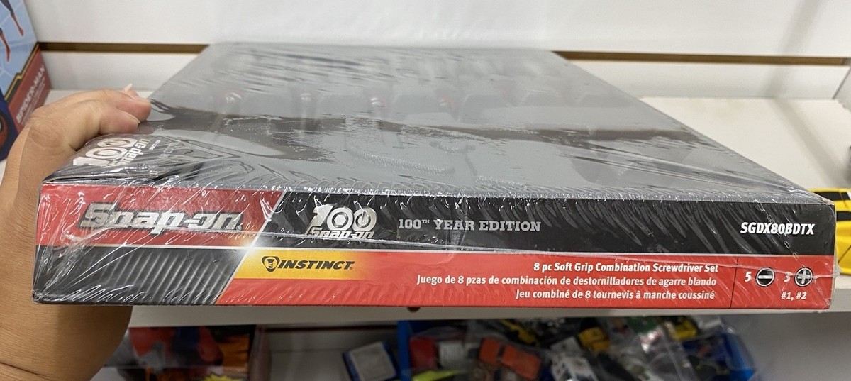 Snap-on 100th Anniversary Soft Handle 8pc Screwdriver Set
