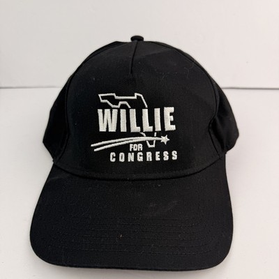 Willie for Congress Hat Black Adjustable Hat Casual Cap Black Adult Hat