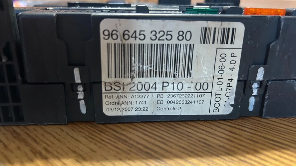 Kit Démarrage Citroën C3 1 Phase 2 1.4 HDI 70 8HZ Bosch 0281012529 9663475880 - Photo 4/4