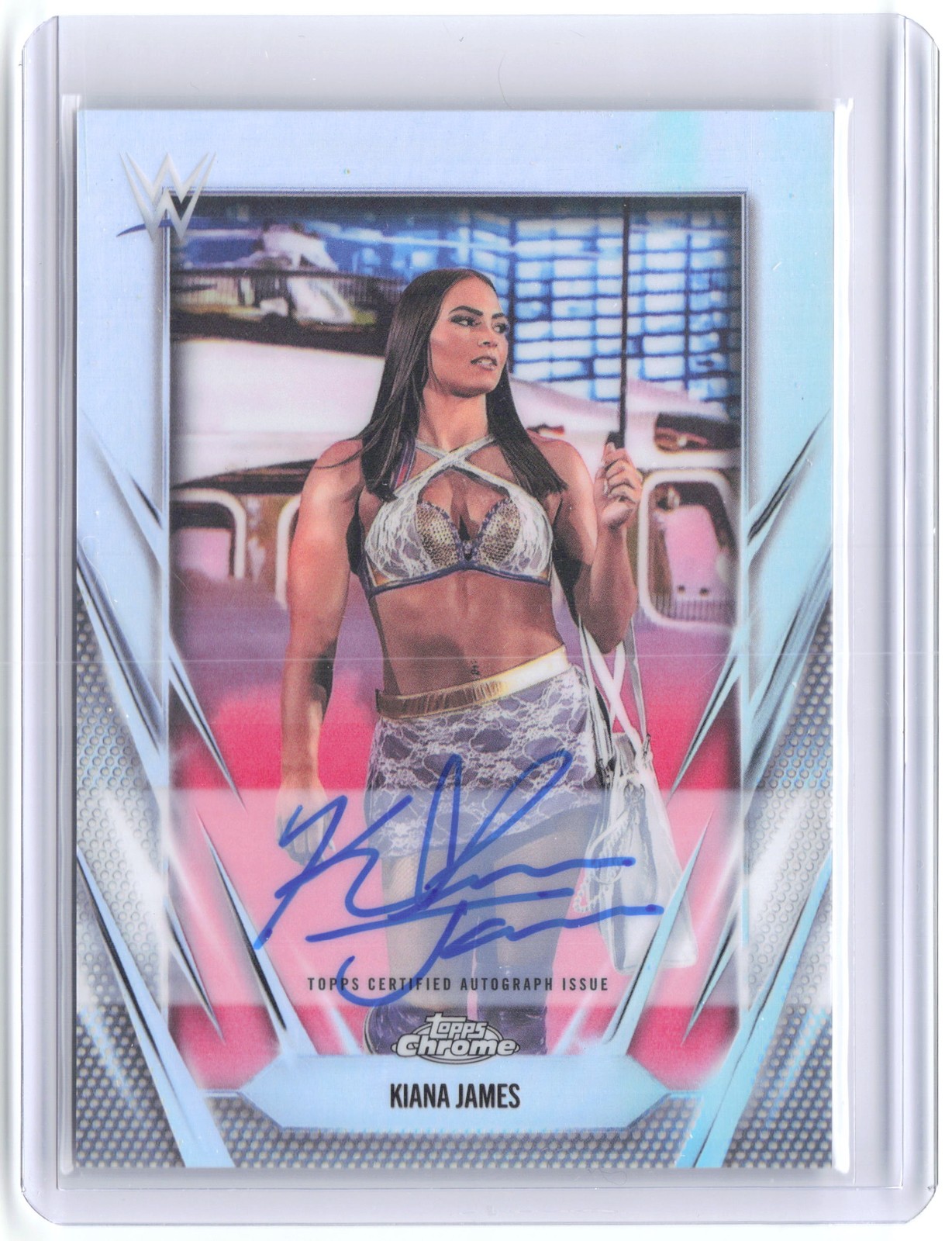 2026 Topps Chrome WWE #BCA-KIJ Kiana James Base Autographs view 1