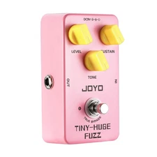 JOYO Fuzz Pedal Vintage Fuzz Tone of '90 Rich Sustain for Electric Guitar Bass