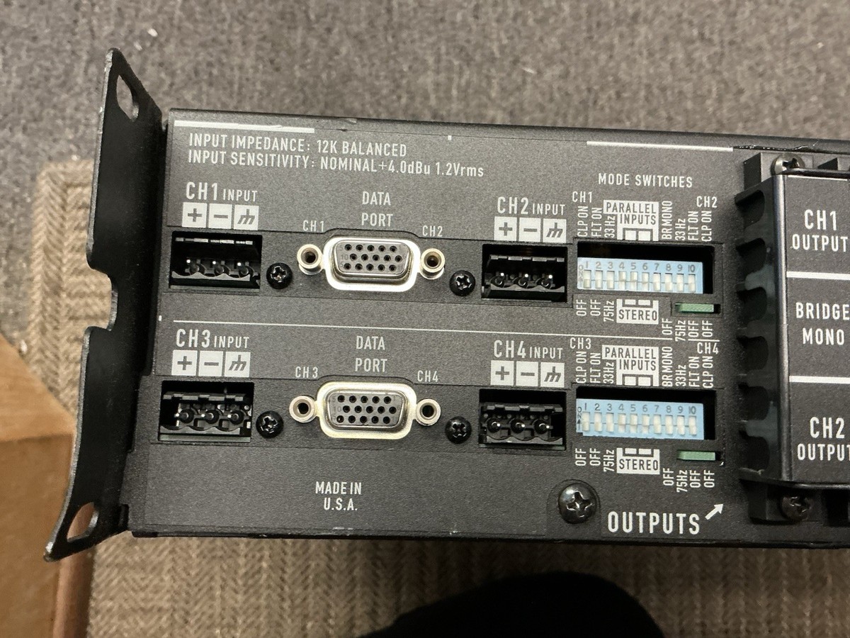 QSC CX404 4-Channel Rackmount Professional Power Amplifier PARTS