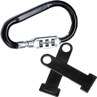 3Pc Universal Anti-theft Helmet Lock Multi-Function Combination Code Lock HOT