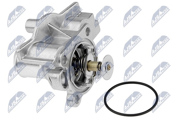 Thermostat KüHlmittel NTY CTM-FT-007 Mit GehäUse FüR Fiat Ducato Bus 110 120 4X4-image