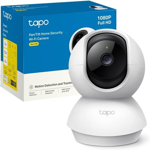 TP-LINK Tapo C200 Wi-Fi Telecamera di Sorveglianza PTZ con Supporto MicroSD prezzo ebay