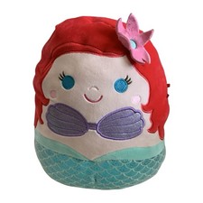 Squishmallow Ariel 10 Plush The Little Mermaid Disney Princess Kellytoy