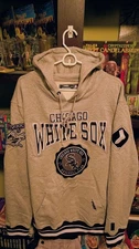 Pro Standard Chicago White Sox Crest Emblem Rib Pullover Sweatshirt Hoodie 2XL